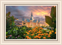 Load image into Gallery viewer, Provo City Center Temple Orange Flowers