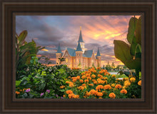 Load image into Gallery viewer, Provo City Center Temple Orange Flowers
