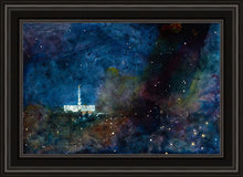 Load image into Gallery viewer, Provo Temple a Pillar of Fire by Night