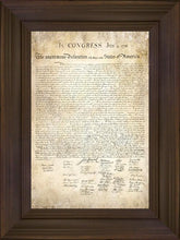 Load image into Gallery viewer, Declaration Of Independence