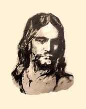 Load image into Gallery viewer, The Christ (Filtered Pencil)