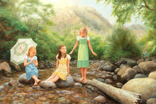 Load image into Gallery viewer, Three Maids a Wading