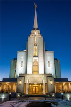 Load image into Gallery viewer, Rexburg Temple at Night