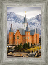 Load image into Gallery viewer, Provo City Center Temple - Snowy Mountains