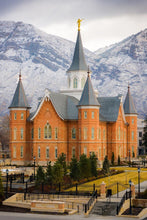 Load image into Gallery viewer, Provo City Center Temple - Snowy Mountains
