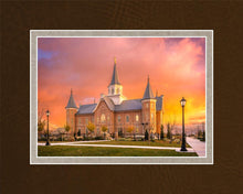 Load image into Gallery viewer, Provo City Center Temple - Fall Sunset