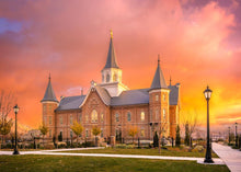 Load image into Gallery viewer, Provo City Center Temple - Fall Sunset