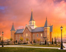 Load image into Gallery viewer, Provo City Center Temple - Fall Sunset
