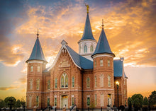 Load image into Gallery viewer, Provo City Center Temple - Golden Sunset