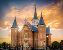 Load image into Gallery viewer, Provo City Center Temple - Golden Sunset