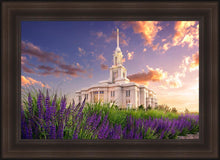 Load image into Gallery viewer, Payson Temple Blooming Lavender