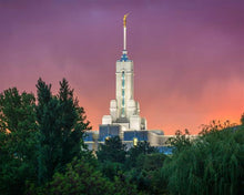 Load image into Gallery viewer, Mount Timpanogos Temple Gradient Sky