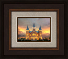 Load image into Gallery viewer, Provo City Center Temple Burning Sky
