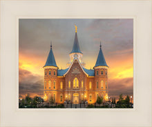 Load image into Gallery viewer, Provo City Center Temple Burning Sky