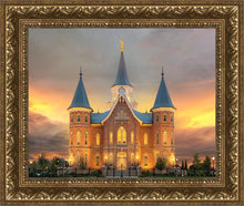 Load image into Gallery viewer, Provo City Center Temple Burning Sky