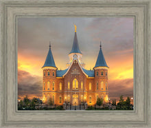 Load image into Gallery viewer, Provo City Center Temple Burning Sky