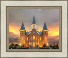 Load image into Gallery viewer, Provo City Center Temple Burning Sky
