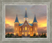 Load image into Gallery viewer, Provo City Center Temple Burning Sky