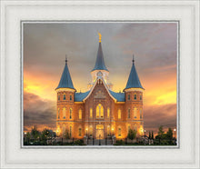 Load image into Gallery viewer, Provo City Center Temple Burning Sky
