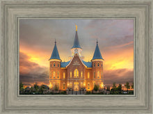 Load image into Gallery viewer, Provo City Center Temple Burning Sky