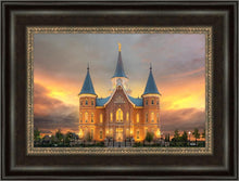 Load image into Gallery viewer, Provo City Center Temple Burning Sky