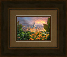Load image into Gallery viewer, Provo City Center Temple Orange Flowers