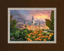 Load image into Gallery viewer, Provo City Center Temple Orange Flowers