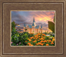 Load image into Gallery viewer, Provo City Center Temple Orange Flowers