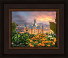 Load image into Gallery viewer, Provo City Center Temple Orange Flowers