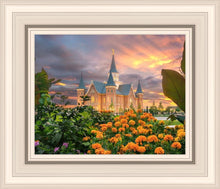 Load image into Gallery viewer, Provo City Center Temple Orange Flowers