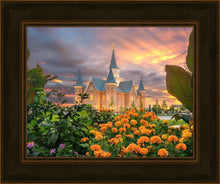 Load image into Gallery viewer, Provo City Center Temple Orange Flowers