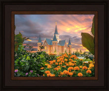 Load image into Gallery viewer, Provo City Center Temple Orange Flowers