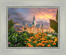 Load image into Gallery viewer, Provo City Center Temple Orange Flowers