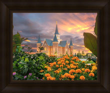 Load image into Gallery viewer, Provo City Center Temple Orange Flowers