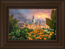 Load image into Gallery viewer, Provo City Center Temple Orange Flowers