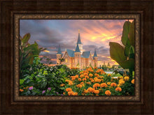 Load image into Gallery viewer, Provo City Center Temple Orange Flowers