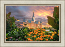 Load image into Gallery viewer, Provo City Center Temple Orange Flowers