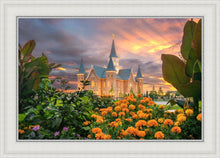 Load image into Gallery viewer, Provo City Center Temple Orange Flowers