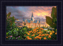 Load image into Gallery viewer, Provo City Center Temple Orange Flowers