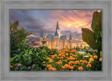 Load image into Gallery viewer, Provo City Center Temple Orange Flowers