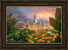 Load image into Gallery viewer, Provo City Center Temple Orange Flowers