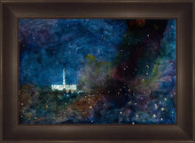 Load image into Gallery viewer, Provo Temple a Pillar of Fire by Night