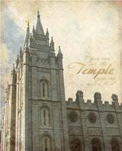 Load image into Gallery viewer, Salt Lake Temple Antiqued