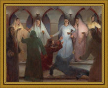 Load image into Gallery viewer, And at Midnight There was a Cry Large Wall Art