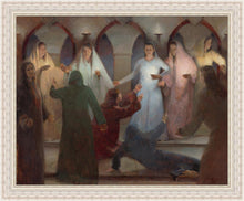 Load image into Gallery viewer, And at Midnight There was a Cry Large Wall Art