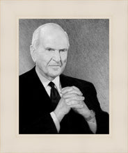 Load image into Gallery viewer, President Nelson Portrait Sketch