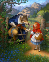 Load image into Gallery viewer, Little Red Riding Hood Meets the Wolf