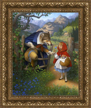 Load image into Gallery viewer, Little Red Riding Hood Meets the Wolf