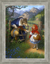 Load image into Gallery viewer, Little Red Riding Hood Meets the Wolf