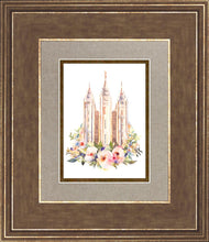 Load image into Gallery viewer, Salt Lake City Temple Floral Watercolor